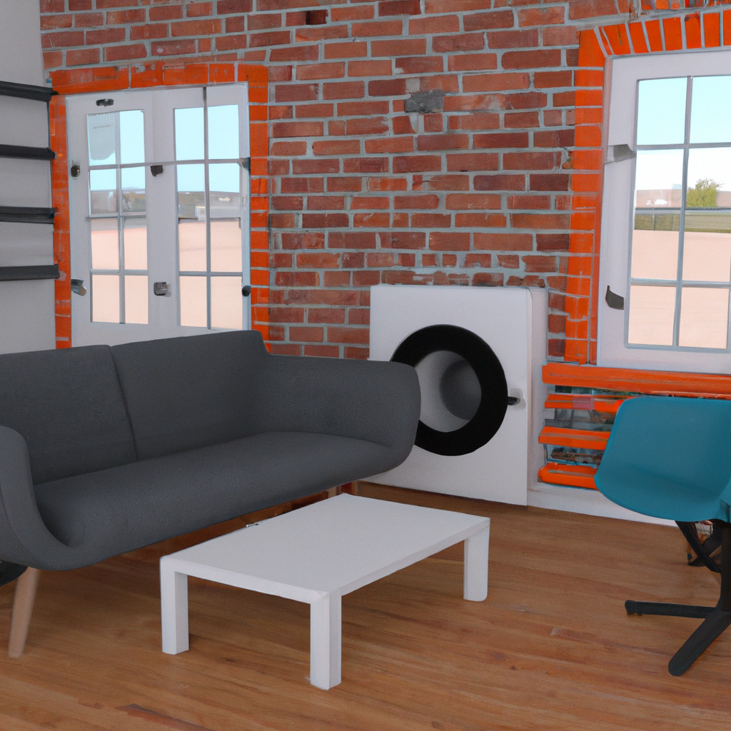 Fotorealistisch beeld van een verbouwde woonkamer met een open indeling, vol licht en ruimte, waar mensen zitten te genieten van hun nieuwe inrichting. De ruimte bevat moderne meubels, zoals een comfortabele bank en een eettafel, die uitnodigend zijn voor sociale interactie. Achter op de achtergrond zijn enkele bouwdetails zichtbaar die de zorgvuldig uitgevoerde constructieve berekeningen benadrukken, zonder dat de constructeur zelf zichtbaar is. De sfeer straalt tevredenheid en functionaliteit uit.